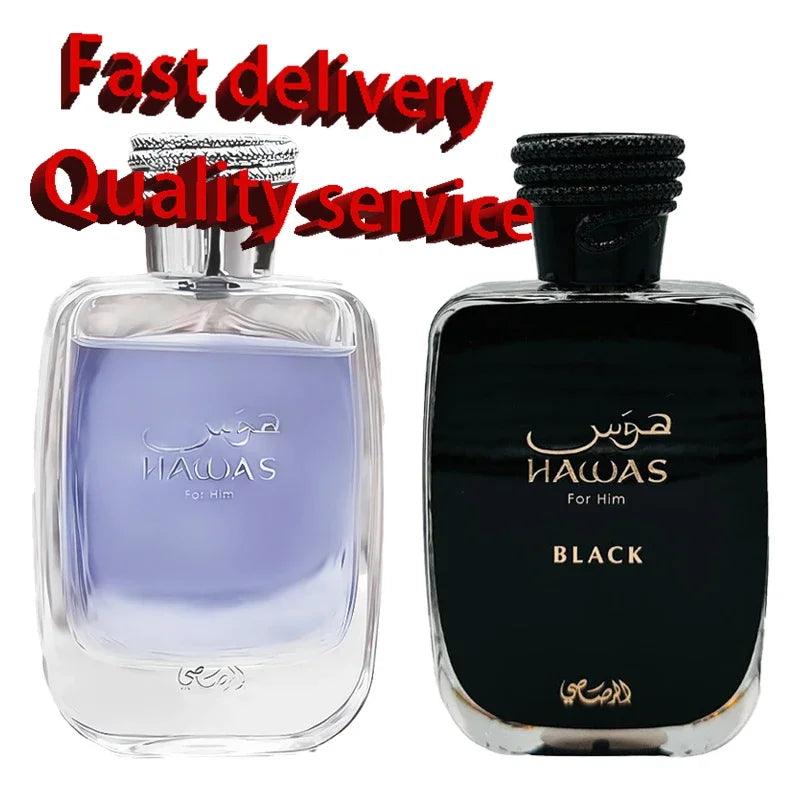 Original Hawas Men EDP Spray 100ml Long Lasting Signature Premium Arabian Daily Elegance Refreshing Luxurious Masculine Parfum - MANDOTOS