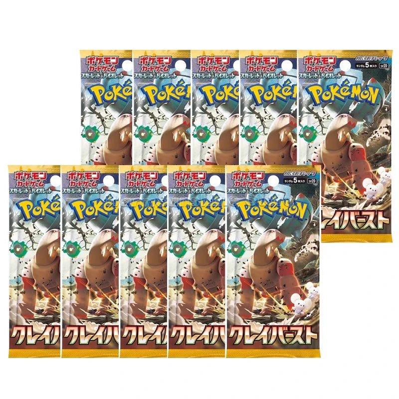 Original Pokemon Card Game PTCG Japanese Edition SV1V SV1A SV2D SV2P SV2A 151 SV3 SV3A Bale Off Single Pack Trading Cards - MANDOTOS