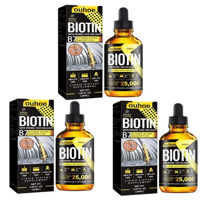 OUHOE Collagen B7 Vitamin Hair Oil Hair Strengthening & Densification Hair Loss Prevention Hair Care Oil - MANDOTOS