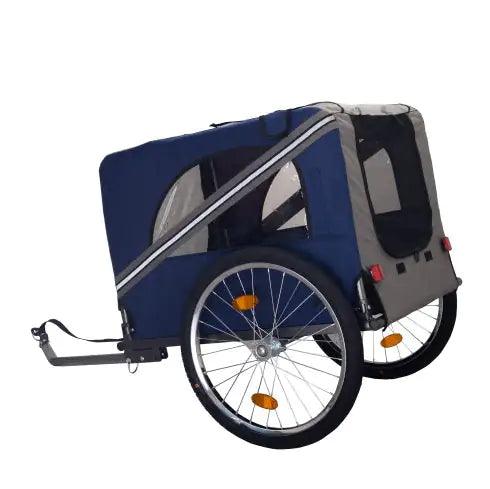 PetSafe Bike Trailer with Airflow Mesh and Reflective Safety - MANDOTOS