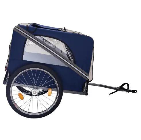 PetSafe Bike Trailer with Airflow Mesh and Reflective Safety - MANDOTOS