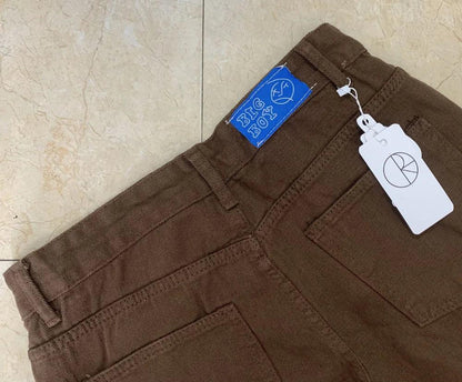 Polar Big Boy Embroidery Jeans Y2K Pants Streetwear Gothic Cartoon Blue Baggy Jeans Retro Punk Rock High Waist Denim Trousers - MANDOTOS