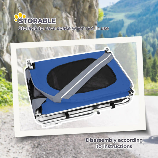 Pooch Pedal Cart - All Terrain Dog Trailer with Mesh Ventilation - MANDOTOS