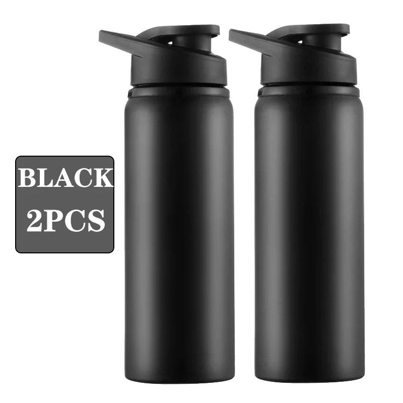 Portable Water Bottle Bicycle Riding Drinking Water Bottle Outdoor Sport Travel Mug Metal Stainless Steel Bottle - MANDOTOS