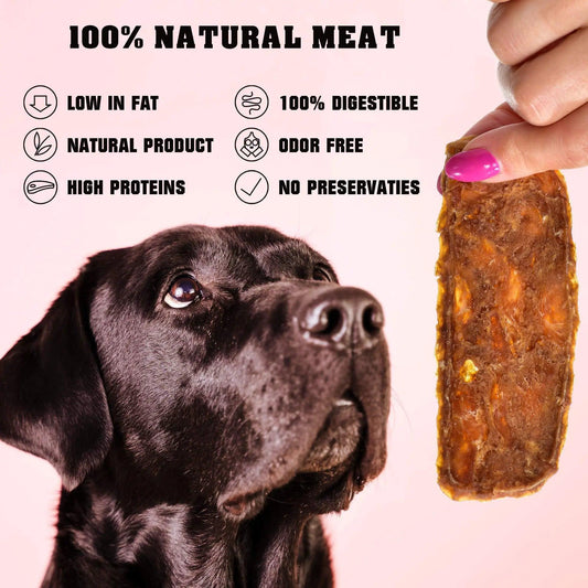 Premium Chicken Jerky Dog Snacks 1.5lb - MANDOTOS