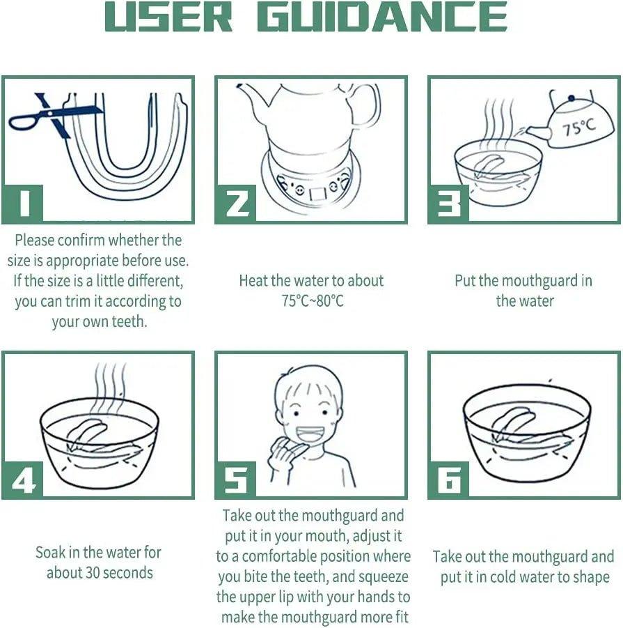 Professional Fighting Sports Mouthguard Boxing Mma Muay Thai Training Tooth Protection Set Children'S Fighting Tooth Guard - MANDOTOS