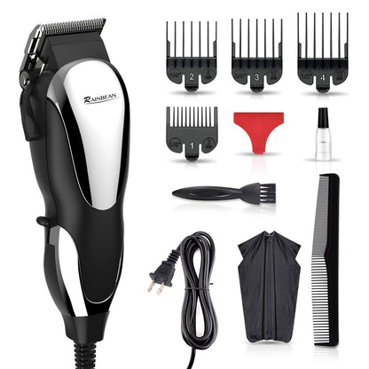 Professional Hair Clippers, Corded Hair Clippers for Men Kids, Strong Motor baber Salon Complete Hair and Beard, Clipping and Trimming Kit,Amazon Platform Banned - MANDOTOS