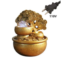 Prosperity Gold Water Feature - MANDOTOS