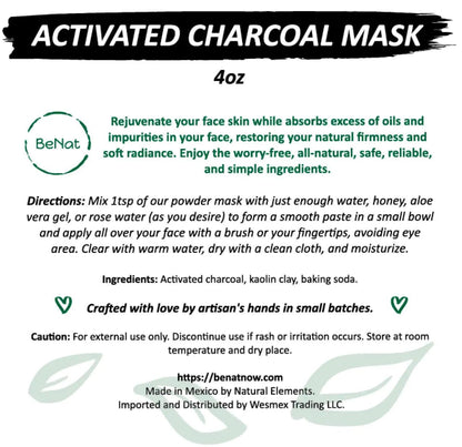 Purifying Charcoal Face Mask - MANDOTOS