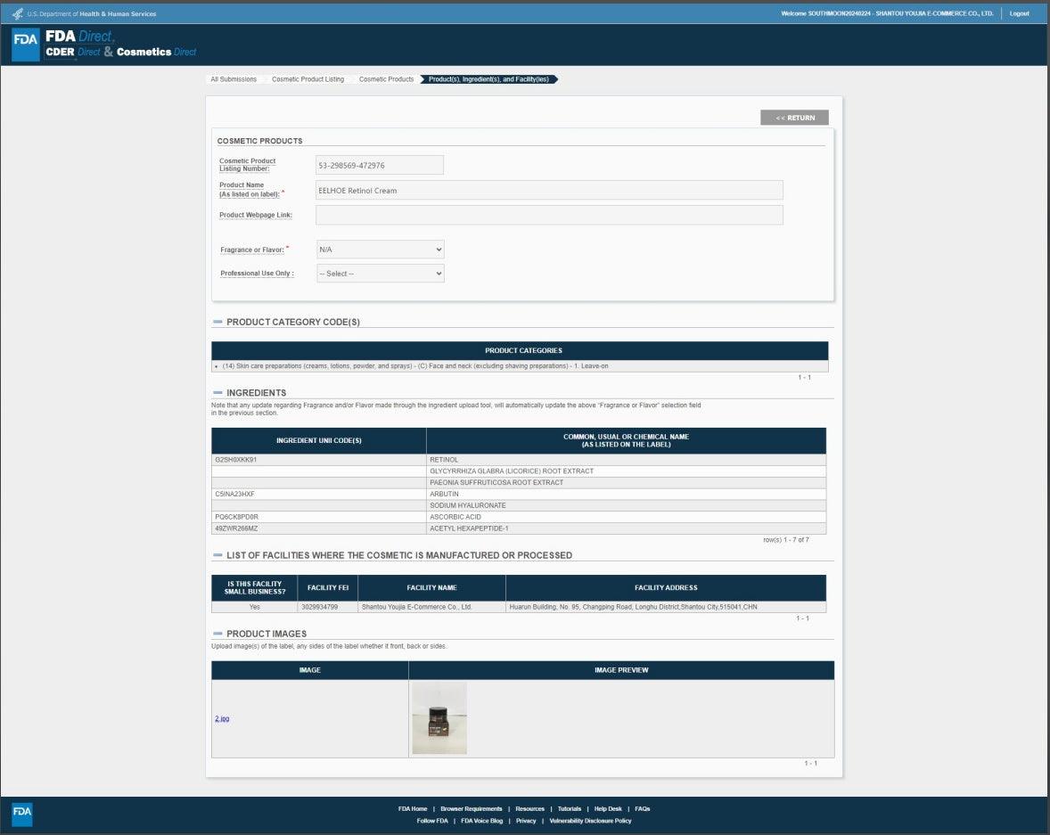 Retinol Anti Aging Wrinkle Removal Skin Firming Cream, EELHOE Retinol Cream Anti-Aging With Hyaluronic Acid And Vitamin - MANDOTOS
