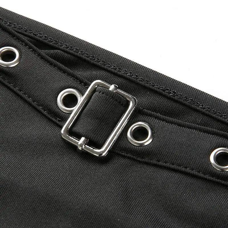 Seductive Leather Lingerie Bodysuit - MANDOTOS