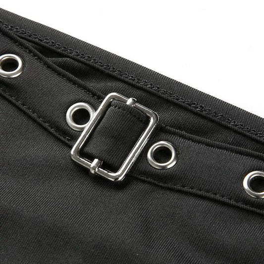 Seductive Leather Lingerie Bodysuit - MANDOTOS