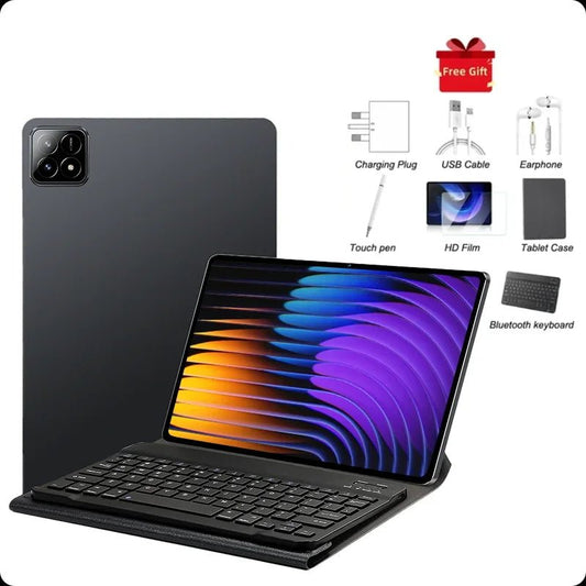 Xiaomi Pad 7 Pro tablet with 11-inch 4K HD display, 5G Wi-Fi, Android OS, and Google Play, in black color.