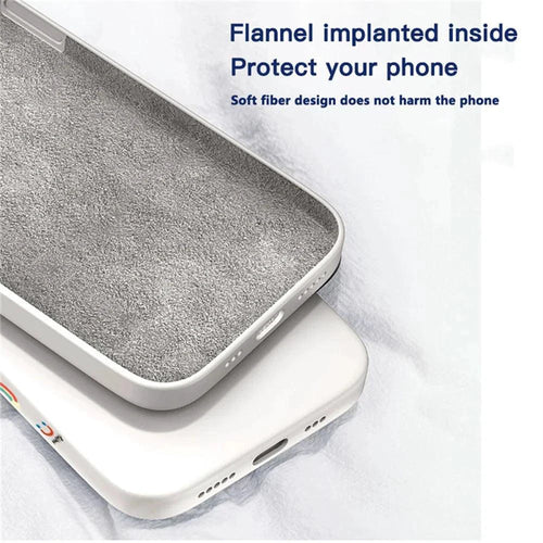 Luxury silicone case for Samsung Galaxy S24/S20/S21/S22/S23 and Note 10/20, featuring sleek design and liquid protection.