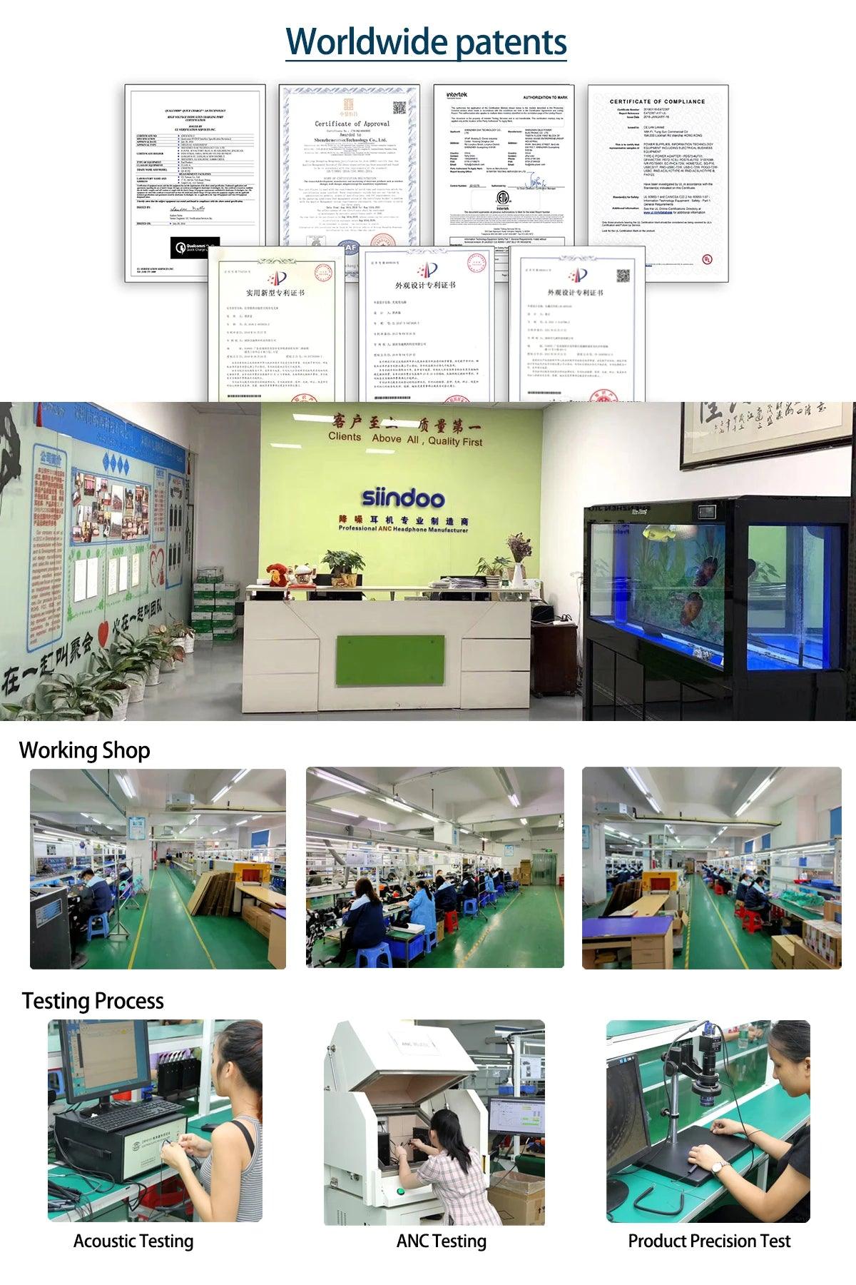 Siindoo JH-812 Black Bluetooth Headphone Foldable Stereo Music Earphones FM and Support SD Card with Mic for Mobile Samsung PC - MANDOTOS