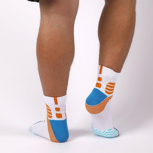 Six Pairs Of Trendy Mixed Sports Socks, Sports Ankle Socks, Running Socks, Hiking Socks, Moisture-wicking Cotton Socks And Ankle Socks - MANDOTOS