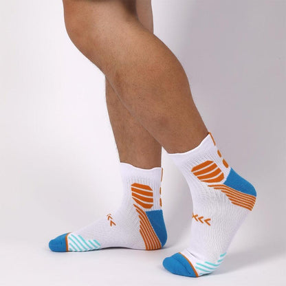 Six Pairs Of Trendy Mixed Sports Socks, Sports Ankle Socks, Running Socks, Hiking Socks, Moisture-wicking Cotton Socks And Ankle Socks - MANDOTOS