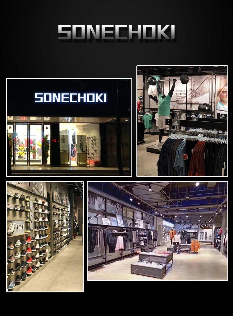 SONECHOKI Running Shorts Men Striped Printing Loose Basketball Sport Gym Breathable Shorts Fitness Training Workout Bottom Male - MANDOTOS