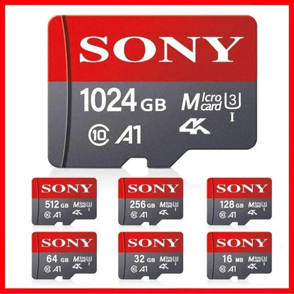 SONY Micro SD TF Card Mini 1TB Memory Card Class 128GB 256GB High Speed Cartao De Memoria Flash Memory TF Mecard C10 For Xiao Mi - MANDOTOS
