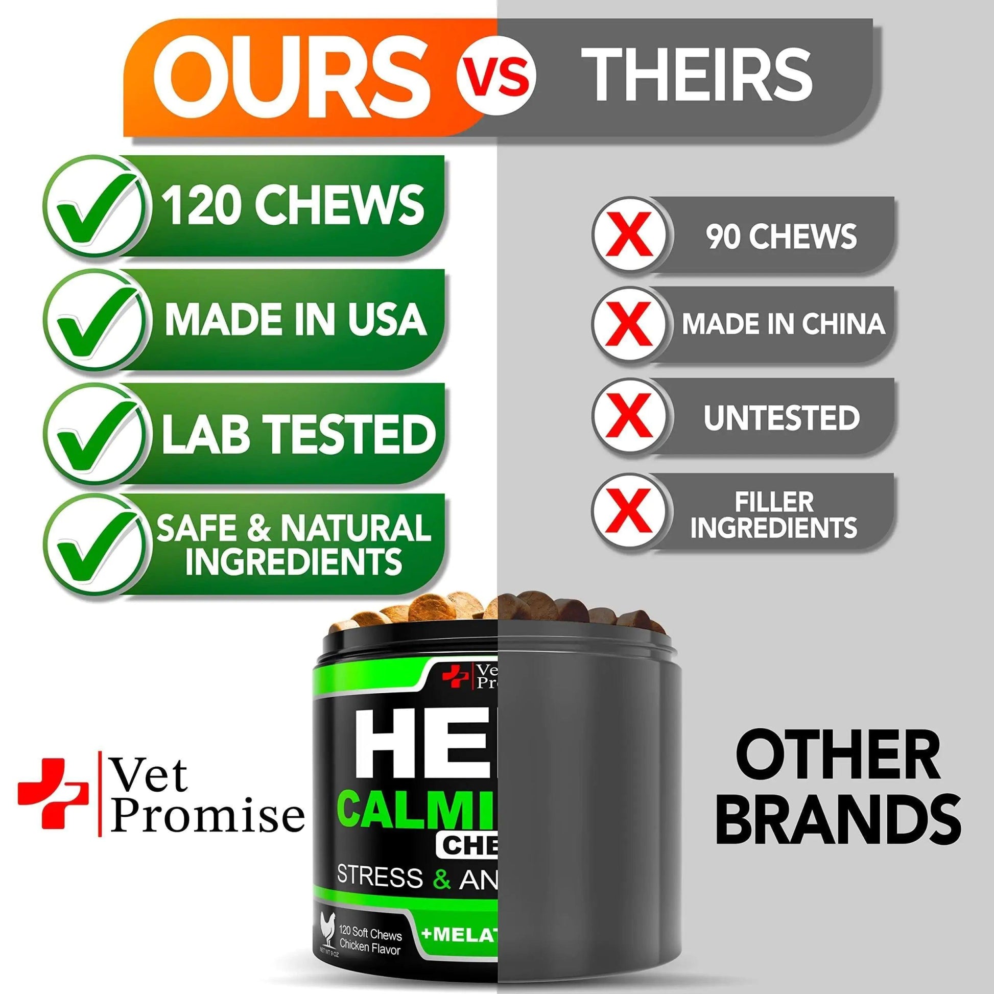 Soothing Hemp Dog Treats for Anxiety - 120 Pack - MANDOTOS