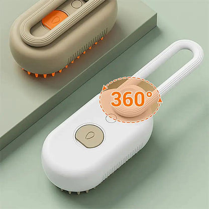 Steamy Pet Grooming Brush - MANDOTOS