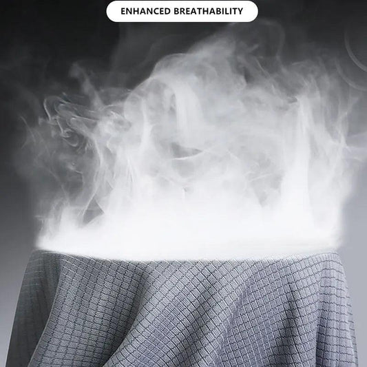 Summer Ice Silk Long Sleeve T-Shirt Men 2023 New Quick Dry Breathable Air Conditioning Outdoor Sun Protection Running Outer Wear - MANDOTOS