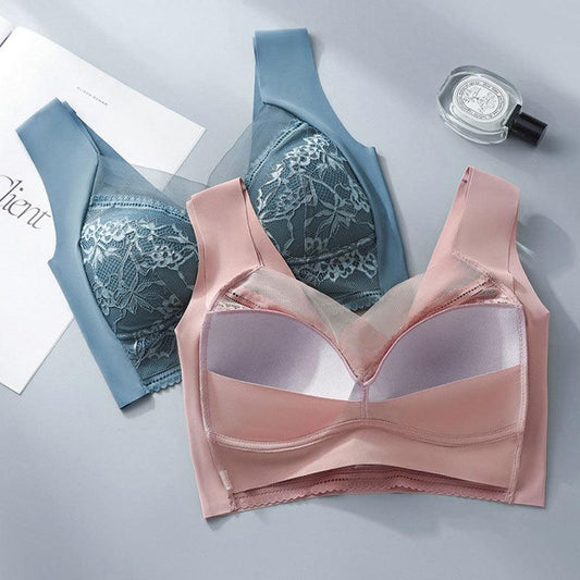 Summer Ice Silk Seamless Bras One Ladies - MANDOTOS