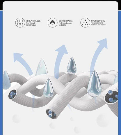 Summer men's ice silk quick drying casual pants slim fit Korean version ice silk pants sports pants straight tube quick drying p - MANDOTOS