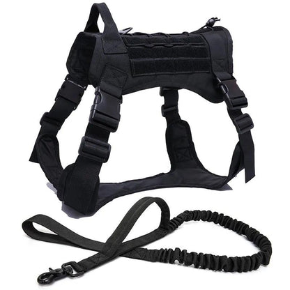 Tactical Control Dog Harness with Leash - MANDOTOS