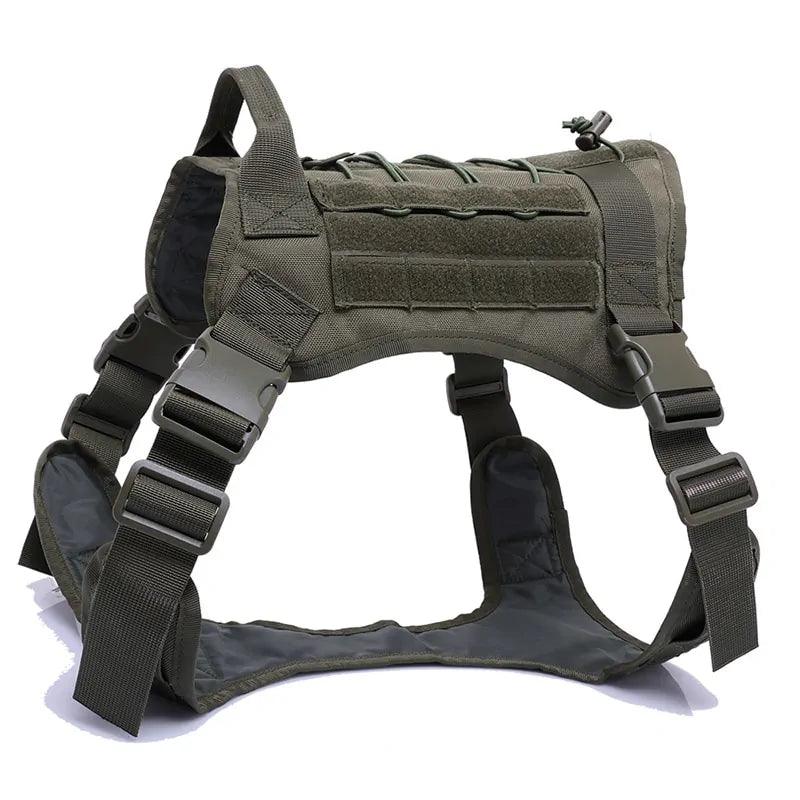 Tactical Control Dog Harness with Leash - MANDOTOS