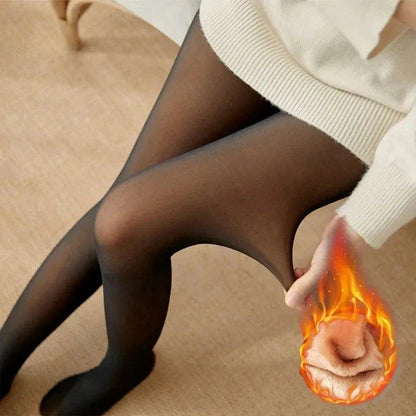 Winter Velvet Fleece Thermal Tights - High Waist Slim PantyhoseMANDOTOS