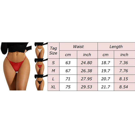 Thongs No Show Women'S Panties Lingeries For Woman Female Underwear Underwear Low Rise T Back Underpants Woman Clothing - MANDOTOS