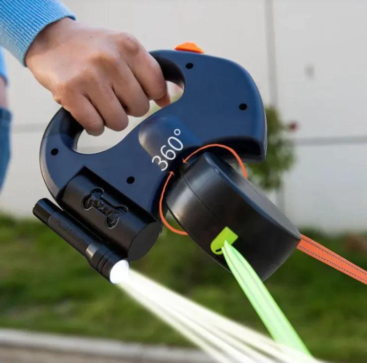 TwinCanine Retractable Leash - MANDOTOS