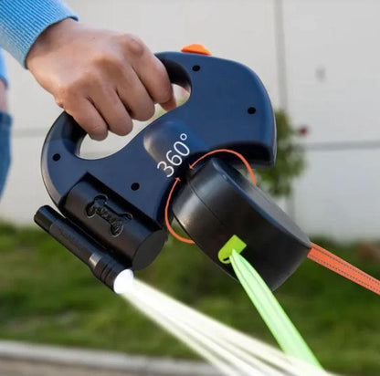 TwinCanine Retractable Leash - MANDOTOS