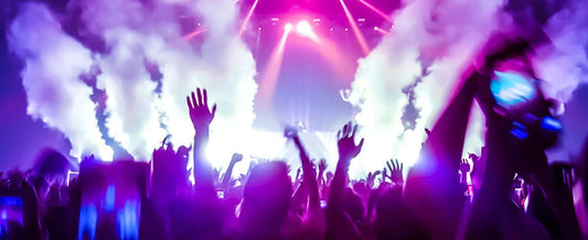 U'King 1200W Fog Machine 6LEDs Remote Fogger Ejector Disco Colorful Smoke Machine DJ Christmas Party Effects Stage Light - MANDOTOS