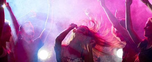 U'King 1200W Fog Machine 6LEDs Remote Fogger Ejector Disco Colorful Smoke Machine DJ Christmas Party Effects Stage Light - MANDOTOS