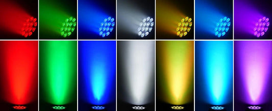 U'King 4PCS 80W Par Light 4in1 RGBW 14 LED Stage Effect Light DMX512 Remote Control Flat Light for KTV DJ Disco Bar Stage Light - MANDOTOS