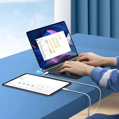 Universal 120W 10A Fast Charger PD Dual USB C To Type C Quick Charging Cable High-speed Data Transfer Wire Cord For Samsung Mi - MANDOTOS