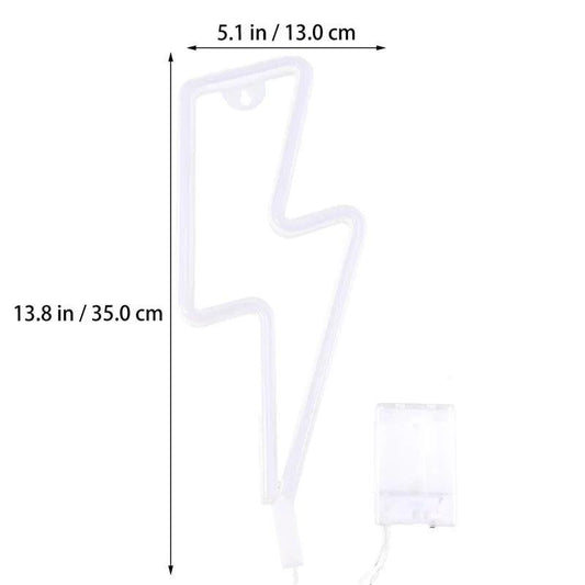USB/Battery LED Neon Lightning Sign - MANDOTOS