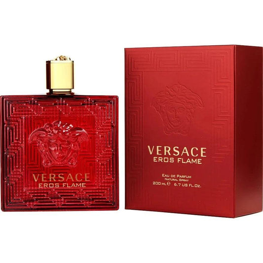 VERSACE EROS FLAME Aeros Red Eros Flaming Love for Men 100ml/200ml Fresh and Long Lasting Fragrance - MANDOTOS