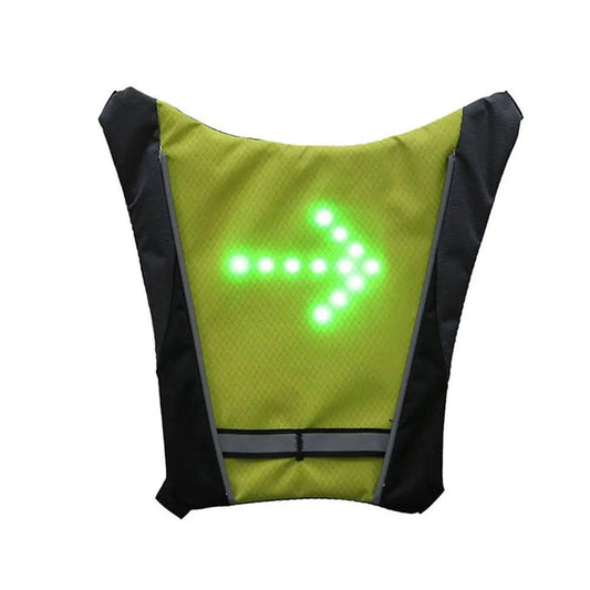 BrightRide LED Cycling Vest with Storage - MANDOTOS