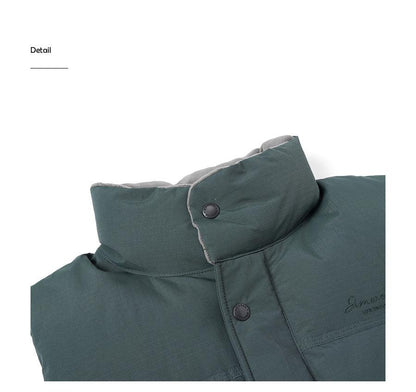 White Duck Down Three-proof Vest Down Jacket Coat For Men - MANDOTOS