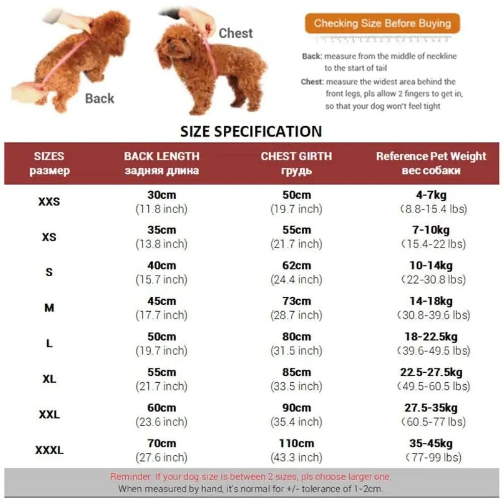 Winter Thick Warm Dog Coat - MANDOTOS