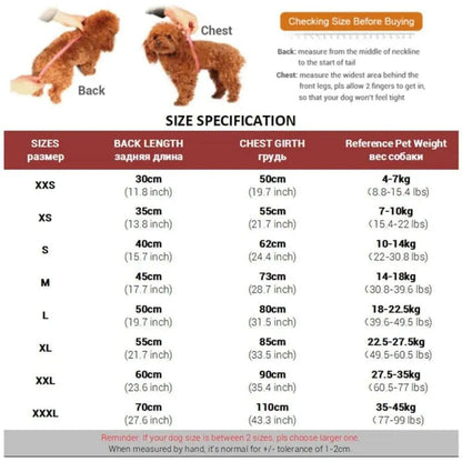 Winter Thick Warm Dog Coat - MANDOTOS