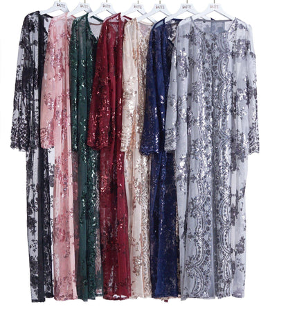 Women Short Sleeve Printed Flower Dress Ladies Long Dresses - MANDOTOS