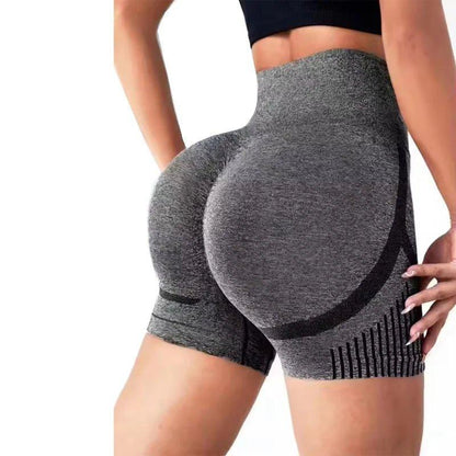 Women Yoga Shorts High Waist Workout Shorts Fitness Yoga Lift Butt Fitness Ladies Yoga Gym Running Short Pants Sportswear - MANDOTOS