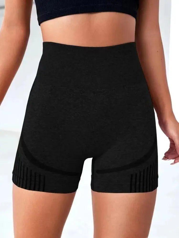 Women Yoga Shorts High Waist Workout Shorts Fitness Yoga Lift Butt Fitness Ladies Yoga Gym Running Short Pants Sportswear - MANDOTOS