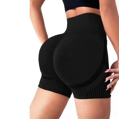 Women Yoga Shorts High Waist Workout Shorts Fitness Yoga Lift Butt Fitness Ladies Yoga Gym Running Short Pants Sportswear - MANDOTOS