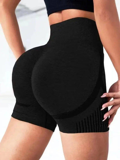 Women Yoga Shorts High Waist Workout Shorts Fitness Yoga Lift Butt Fitness Ladies Yoga Gym Running Short Pants Sportswear - MANDOTOS