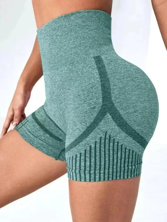 Women Yoga Shorts High Waist Workout Shorts Fitness Yoga Lift Butt Fitness Ladies Yoga Gym Running Short Pants Sportswear - MANDOTOS